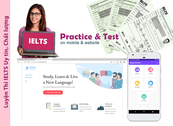 Khóa học Luyện thi IELTS – IELTS 5.5 – 6.5  