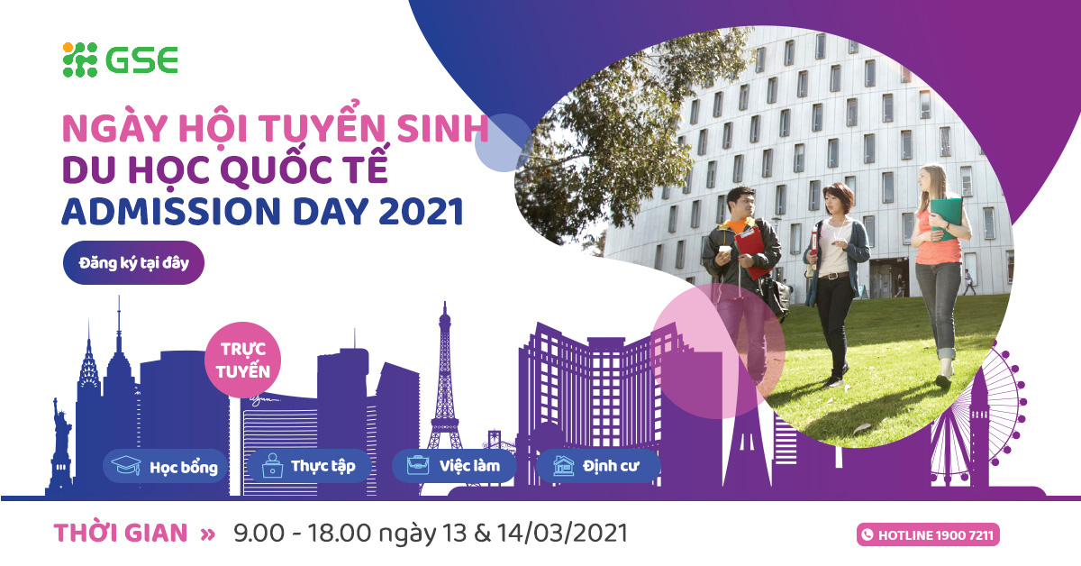 DANH SÁCH MỘT SỐ HỌC BỔNG DU HỌC TRỰC TUYẾN TỚI 100% HỌC PHÍ TRONG THÁNG 3/2021  
